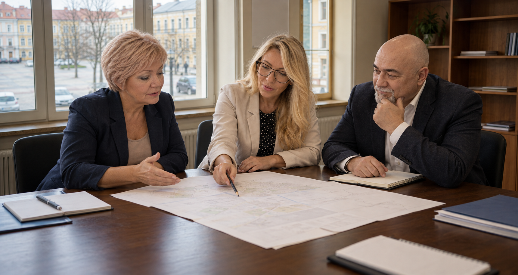 From the Heart for Ukraine leadership reviewing recovery and rebuilding plans